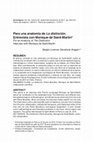 Research paper thumbnail of Para una anatomía de La distinción. Entrevista con Monique de Saint-Martin* For an Anatomy of The Distinction Interview with Monique de Saint-Martin