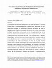 Research paper thumbnail of HACIA UNA EVALUACIÓN DE LOS PROBLEMAS DE INVESTIGACIÓN EN