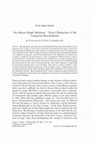 Research paper thumbnail of 'An Almost Single Inference' – Kant's Deduction of the Categories Reconsidered