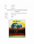 Research paper thumbnail of RESUME IDEOLOGI ANARCHISM