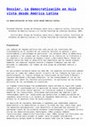 Research paper thumbnail of Dossier núm. 96: La democratización en Asia vista desde América Latina