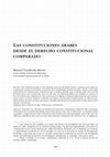 Research paper thumbnail of Las constituciones Árabes desde eL derecho constitucionaL comParado 1, 2