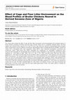 Research paper thumbnail of Effect of Cage and Floor Litter Environment on the Blood Profiles of Broiler Chickens Reared in Derived Savanna Zone of Nigeria