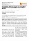 Research paper thumbnail of Characteristics of Polymer Concrete from Pumice Stone and Rubber Thread Waste with Polyurethane as Natural Bonding