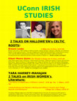 Research paper thumbnail of Talks on HALLOWE'EN's Celtic Roots by Breann Leake and Eileen Moore Quinn+TARA HARNEY-MAHAJAN on Edna O'Brien and Belinda McKeon