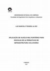 Research paper thumbnail of Aplicação de auxílio multicritério para escolha de alternativas de infraestrutura cicloviária