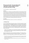 Research paper thumbnail of His eyes narrowed — her eyes downcast: contrastive corpus-stylistic analysis of female and male writing