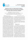 Research paper thumbnail of ADDITIONAL EFFECT OF TRIGGER POINT THERAPY AND MYOFASCIAL RELEASE ON SECOND STAGE FROZEN SHOULDER AMONG INDUSTRIAL WORKERS