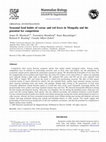 Research paper thumbnail of Seasonal food habits of corsac and red foxes in Mongolia and the potential for competition