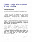 Research paper thumbnail of Espagne -L'enjeu caché des clôtures de Ceuta et Melilla