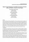 Research paper thumbnail of Impact of Task Performance Fraud Risk Assessment on Forensic Skills and Mindsets: Experience from Nigeria