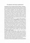 Research paper thumbnail of El sistema nervioso autónomo