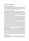 Research paper thumbnail of Sentidos especiales Olfacción: sentido del olfato