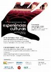 Research paper thumbnail of ENCONTROS MENSAIS SOBRE EXPERIÊNCIAS CULTURAIS | reXistir
A Miso Music Portugal e o espaço O’culto da Ajuda com MIGUEL AZGUIME (CO-FUNDADOR E DIRETOR | MISO MUSIC PORTUGAL) e PAULA ABREU (FAC. DE ECONOMIA E CES | UNIVERSIDADE DE COIMBRA) 2 DE MAIO | 17H00 | Auditório B203 | ISCTE-IUL