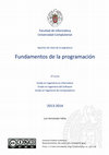 Research paper thumbnail of Principios de programacion