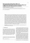 Research paper thumbnail of Heat generation/absorption effects on magnetohydrodynamic natural convection flow over a sphere in a non-Darcian porous medium