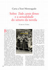 Research paper thumbnail of Sobre "Todo canto fomos" e a actualidade do xénero da novela