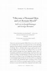 Research paper thumbnail of 'I Become a Thousand Men and yet Remain Myself': Self-Love in Joseph Ratzinger and Georges Bernanos