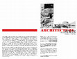 Research paper thumbnail of Architecture & the State, 1940s-1970s