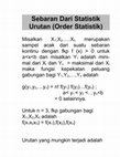 Research paper thumbnail of Sebaran Dari Statistik Urutan (Order Statistik