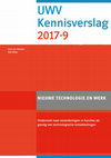 Research paper thumbnail of NIEUWE TECHNOLOGIE EN WERK - Onderzoek naar veranderingen in functies als gevolg van technologische ontwikkelingen