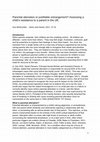 Research paper thumbnail of Parental alienation or justifiable estrangement? Assessing a child’s resistance to a parent in the UK.