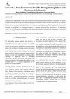 Research paper thumbnail of Towards A New Framework for CSR : Renegotiating Ethics and Business in Indonesia