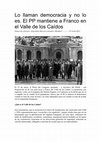 Research paper thumbnail of El PP y el Valle de los Caídos..pdf