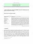 Research paper thumbnail of Management Science Letters A study on the effect of free cash flow and profitability current ratio on dividend payout ratio: Evidence from Tehran Stock Exchange