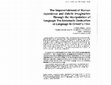 Research paper thumbnail of The impoverishment of experience and eidetic imagination through the manipulation of language in Orwell’s 1984.  (1993) Journal of Mental Imagery, 17, 141-158.