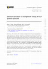 Research paper thumbnail of Universal corrections to entanglement entropy of local quantum quenches