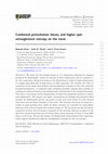 Research paper thumbnail of Conformal perturbation theory and higher spin entanglement entropy on the torus 