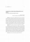 Research paper thumbnail of ANÁLISIS DE LAS PRINCIPALES PROBLEMÁTICAS EN ESPAÑA ANALYSIS OF THE MAIN ISSUES IN SPAIN