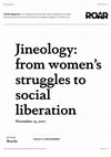 Research paper thumbnail of Jineology: from women's struggles to social liberation