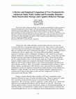 Research paper thumbnail of Empirical comparison of three treatments for adolescent males with physical and sexual aggression: Mode deactivation therapy, cognitive behavior therapy and social skills training.  (2005). International Journal of Behavioral Consultative Therapy, 1(2), 101-113.