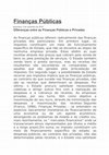 Research paper thumbnail of Finanças Públicas