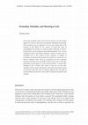 Research paper thumbnail of Neutrality, Partiality, and Meaning in Life