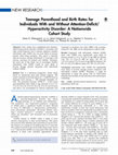 Research paper thumbnail of Teenage Parenthood and Birth Rates for Individuals With and Without Attention-Deficit/Hyperactivity Disorder: A Nationwide Cohort Study