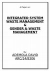 Research paper thumbnail of Integrated Sustainable Waste Management.doc