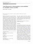 Research paper thumbnail of Trade-off between pre- and postcopulatory sexual cannibalism in a wolf spider (Araneae, Lycosidae)