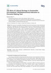 Research paper thumbnail of The Role of Cultural Heritage in Sustainable Development: Multidimensional Indicators as Decision-Making Tool