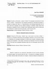 Research paper thumbnail of 2017 - Retórica, Controvérsia Oitocentista (Revista Patrimônio & Memória, v. 13, n. 2)