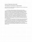 Research paper thumbnail of Understanding and Constructing Proofs: A Design Experiment. Mathematics Department Colloquium, University of Toledo, Toledo, Ohio, March 26, 2010.