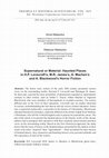 Research paper thumbnail of A. Maleszka, M. Maleszka, Supernatural or Material: Haunted Places in H.P. Lovecraft’s, M.R. James’s, A. Machen’s and A. Blackwood’s Horror Fiction, Theoria et Historia Scientiarum 14, 2017, pp. 181-199.