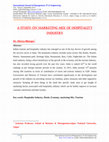 Research paper thumbnail of A Study on Marketing Mix of Hospitality Industry