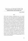 Research paper thumbnail of Göç Konusunun Birleşik Krallık’ta AB Referandumu Sürecindeki Yeri