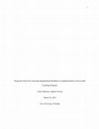 Research paper thumbnail of Proposed Criteria for Assessing Organizational Readiness on Implementation of Successful Coaching Programs