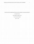 Research paper thumbnail of Connections between Organizational Effectiveness and Leadership in Educational Institutions: A Literature Review