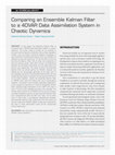 Research paper thumbnail of Comparing an Ensemble Kalman Filter to a 4DVAR Data Assimilation System in Chaotic Dynamics