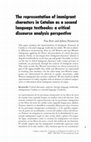 Research paper thumbnail of The representation of immigrant characters in Catalan as a second language textbooks: a critical discourse analysis perspective